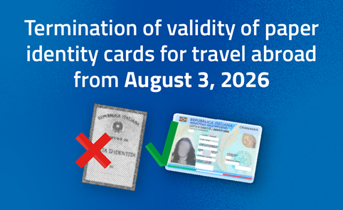 Termination of validity of paper identity cards for travel abroad from August 3, 2026